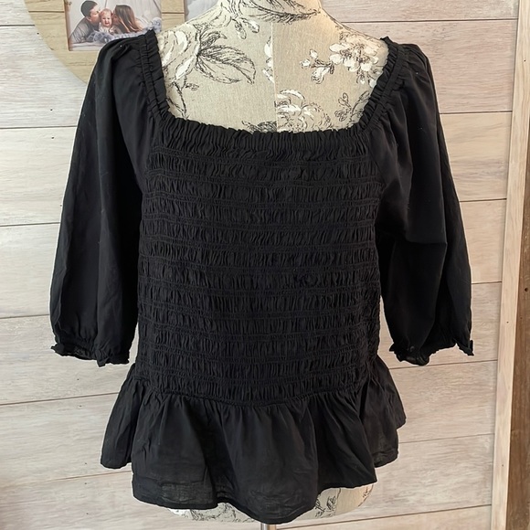 LOFT Tops - Loft black on off shoulder top XL